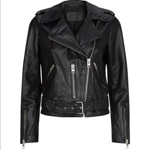 All Saints Balfern Biker Leather Jacket